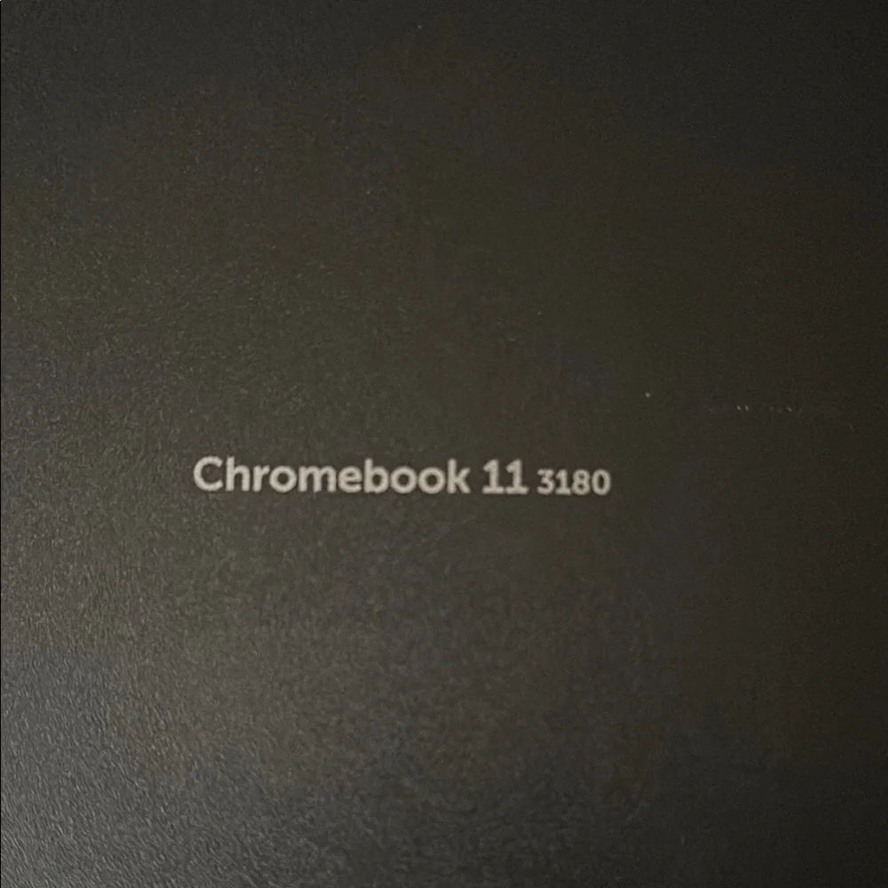 Dell Black Laptop Sleek Chromebook Design